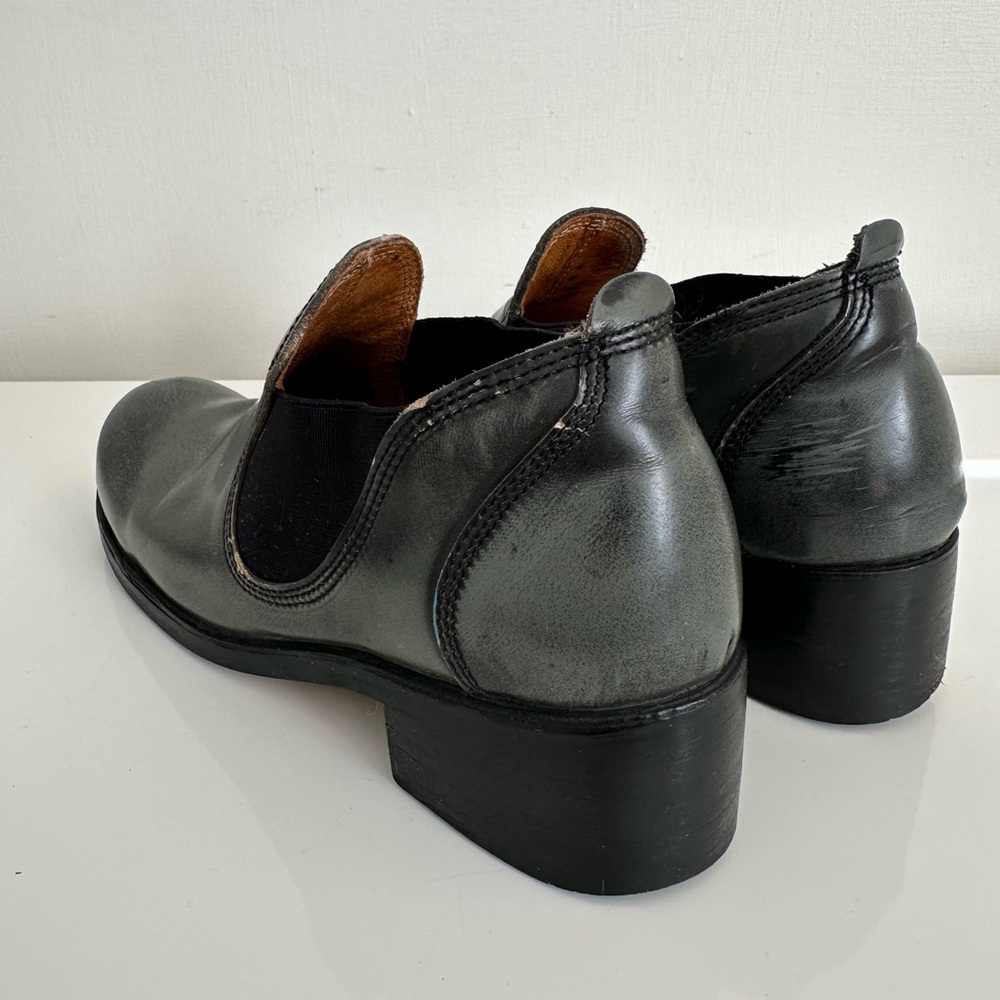 John Fluevog Polish Made Low Cut Chelsea Boots Women’s Size 4 UK / US 6,5 Grey - Picture 4 of 16